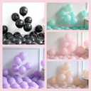 166pcs Halloween Balloon Arch Kit - Pastel Rainbow & Black Latex Balloons with Witch Hat/Ghost/Spider/Black Cat Foil Balloons for Little Boo Birthday, Halloween Baby Shower Party Decorations