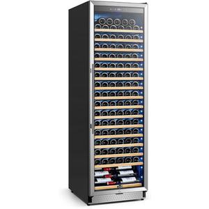 Tylza Fridge 24 Inch, 189 Bottles Large Cooler Refrigerator, Built-in or Freestanding Tall Cooler with Upgraded Compressor, Low Noise, Fast Cooling and Intelligent Temperature Memory