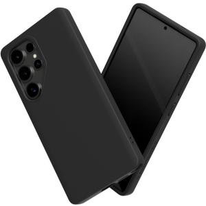 RhinoShield Case Compatible with Galaxy S25 Ultra | SolidSuit - Shock Absorbent Slim Design Protective Cover with Premium Matte Finish 3.5M / 11ft Drop Protection - Classic Black