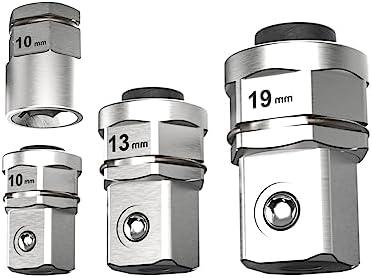 LABEAR - socket wrench adapters, Ratcheting Wrench to Square Drive Adapter Set