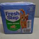 Fresh Step Odor Shield Multi Cat Clumping Cat Litter With Febreze Freshness in Gain Scent, Low Dust, Odor Control with Ammonia Block Tech, Compatible in Automatic Litter Boxes, 14 lb.