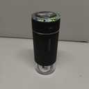 Portable Small Humidifiers for Travel, Mini Air Ultrasonic Humidifier with Filter Element - Cool Mist, Whisper Quiet, Nightlight, 350ML Tank, Car Modes, Perfect for Baby, Bedroom, Hotel, Desk, Plants (Black)