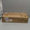 RUSTOWN Wood Wall Storage Cabinet with Cross Glass Doors, Farmhouse Wall Mounted, 3 Tier Rustic Cabinet with Adjustable Shelves and Towel Bar for Bathroom, Living Room, Vintage White