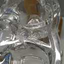 Jusalpha 11 PC-Glass Filtering Tea Maker Teapot with a Warmer and 6 Tea Cups Set (Version 2, 27-Oz)