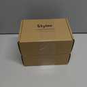 2 x Stylor Baby's First Christmas Ornament 2025 - DIY Clear Plastic Flat Ball Handprint Kit Keepsake, for Newborn Boy or Girl, My 1st Xmas Tree Hanging Snowflakes Decoration