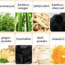 Lymphatic Drainage Ginger Foot Pads 50 Pads - Ginger Oil Foot Patches Deep Cleansing Sleep Aids Relieve Stress and Fatigue Improve Sleep Quality