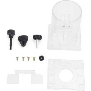 Kadimendium Woodworking Trimmer Base Plastic Router Transparent Base Power Tool Trimming Machine Protective Accessory(Thickened)