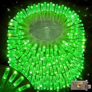 XURISEN Upgraded 561FT 1400 LED Christmas Lights Outdoor, Super Long String Lights 8 Modes & Memory Timer Plug in Fairy Lights for Home Xmas Tree Party Wedding Decor -Green
