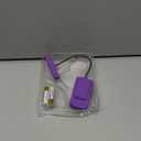 IF The Really Bright Book Light - Purple. Super Bright Reading Lights for Books in Bed  Flexible Book Light Clip On  A Great Book Lamp with Batteries Included