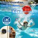 Smart Pool Alarm with App for Inground & Above Ground Pools, ASTM F2208 Certified Pool Alarm System with Adjustable Sensitivity for Safety, Pool Patrol System for Pools at Least 20 x 40ft