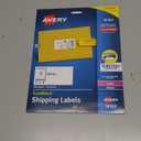 Avery 18163 Shipping Labels with TrueBlock Technology, Inkjet, 2 x 4, White, 100/Pack