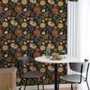 Simon&Siff Boho Floral Wallpaper Peel and Stick 17.3" x 80" | Sun Floral Retro Contact Paper Removable Self Adhesive Contact Paper, Renter Friendly for Cabinets, Furniture, DIY Decor
