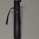 Selfie Stick Travel Tripod for Cell Phone with Remote Control and Phone Holder, Extendable Selfie Stick for iPhone, iPhone Tripod for Video Recording, 50 Inch, Black