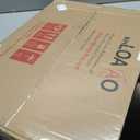 LOAAO 20X30 Inch Brushed Nickel Bathroom Mirror, Rounded Rectangle Silver Metal Frame Mirror, Brushed Nickel, Anti-Rust, Shatter Proof, Hangs Horizontally or Vertically