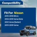 2PCS K621576 K621577 Front Lower Control Arm Driver Passenger Side Fit for Nissan 2015 2016 2017 2018 2019 Micra, Compatible with Nissan 2014-2019 Versa Note, 2012 2013-2019 Versa