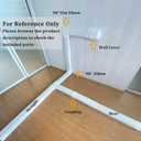 LyPrem 17Ft Mini Split Line Set Cover 5" PVC Line Cover Kit for Mini Split and Central Air Conditioner & Heat Pump(White)