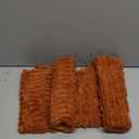 MIULEE Pack of 2 Corduroy Decorative Throw Pillow Covers 18x18 Inch Soft Boho Striped Pillow Covers Modern Farmhouse Home Decor for Sofa Living Room Couch Bed Rust