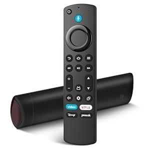 Remote Control Replacement for Fire Smart TV Stick (2nd/ 3rd Gen/ 4K/ Lite) 4K Max(1st/ 2nd Gen), TVs Cube(1st/ 2nd/ 3rd Gen), Smart TV(3rd Gen), and for Insignia-Pioneer/ Omni Smart TVs