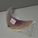 i70 / i10 / HJ-31 Motorcycle Helmet Shield Replacement Windshield Helmet Visor Universal Helmet Accessories (Pink Gold)