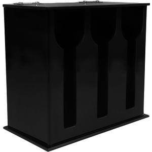 VOSAREA Utensil Dispenser Acrylic Silverware Organizer 3 Compartments Fork and Spoon Dispenser Cutlery Organizer for Kitchen Countertop Restaurant Storage