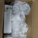 GU10 LED Track Lights, 10W 120V White 8-Pack Track Light Heads, Brightness Dimmable Ceiling Spotlight Fixture with Extra Dedicated Dimmer for Accent Lighting for Home, Store, Moblie Cart