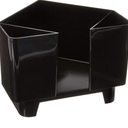 Plastic Bar Caddy with Triangular Design, Black