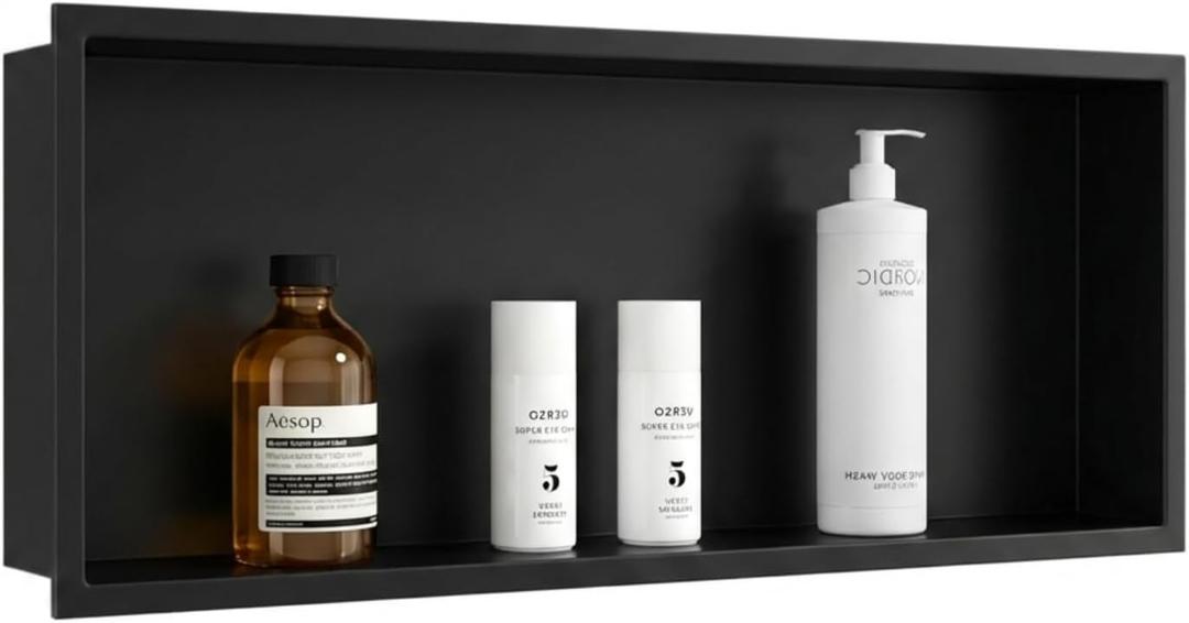 304 Stainless Steel Recessed Shower Niche 12" X 36" No Tile Needed
