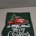  Little Red Truck Hauling a Christmas Tree Medium