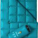 Puffy Blanket for Cold Weather - Down Camping Blanket with Sustainable Insulation, Lightweight & Warm Outdoor Camping Quilt, Water-Resistant, Compact & Packable (Maritime)