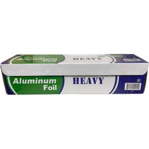 Heavy Duty Super Aluminum Foil | Heavier Than Standard | Commercial Grade & Thick Foil Wrap for Food Service Industry | Strong Silver Foil, 18 inches by 500 Feet Long (1 Box)