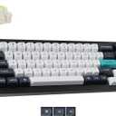 Keychron Q2 Max Wireless Custom Mechanical Gaming Keyboard, QMK/VIA Programmable Knob 2.4 GHz/Bluetooth 5.1/Wired, 65% Compact RGB Hot-Swap with Gateron Banana Switch for Mac Windows Linux - Black