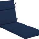 Arden Outdoor Chaise Cushion, 22 x 77, Rain-Proof, Fade Resistant Sapphire Blue Leala