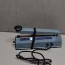 METRONIC Impulse Sealer 8 inch, Manual Heat Sealer Machine for Plastic Bags, Shrink Wrap Bag Sealers Heavy Duty Sealing Machine With Repair Kit (Blue)