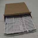 Marbrasse Wall File Holder 11-Tier Hanging Wall File Organizer, for Papers, Files Clipboard & Magazine Organizer, Wall Mount File Holder Great for Office Home (White)