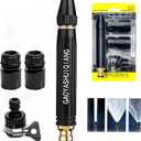 Heavy Duty High Pressure Hose Nozzle Set, Upgrade Three Spray Modes Cleaning Gun with Jet Nozzle,Metal Garden Hose Nozzle for Car Washing, Patio Cleaning, Lawn & Plant Watering (1PCS)