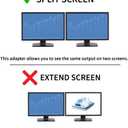 StarTech.com 1ft DVI Splitter Cable - M / F - DVI-D to 2x DVI-D Dual Video Splitter for Your Split Screen Computer Monitor (DVISPL1DD), Black