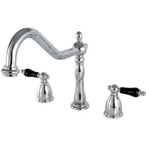 Kingston Brass KB1791PKLLS Duchess 8 inch To 16 inch Widespread Kitchen Faucet Less Sprayer, 8-1/4 inch In Spout Reach, Chrome