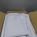 Sancua White Table Cloths Rectangle, 8 Pack Tablecoths for 6 Foot Tables - Washable Polyester Fabric Table Cover for Wedding, Birthday Party, Banquet Reception, 54x108 Inch