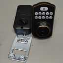 Veise KS02A Fingerprint Keyless Entry Door Lock, Auto Lock, Electronic Keypad Deadbolt for Front Door, Biometric, Anti-Peeping Password, Easy Install, Oil Rubbed Bronze