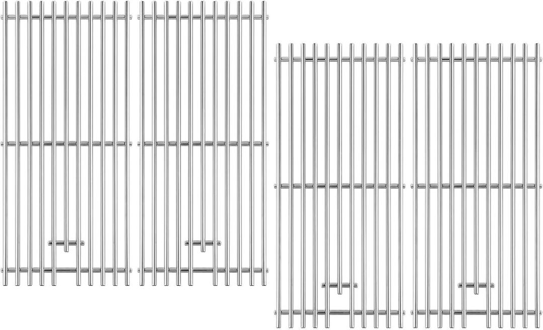 RJC008P RJC32A Grates Grill Replacement Parts for RCS Grill Parts 32 Premier RJC32AL Cooking Grid Blaze 4 Burner BLZ-4LTE2-NG BLZ-4LTE2-LP BLZ-4LTE2MG-LP BLZ-32-034 Summerset Sizzler Grill Grates (18.16'' x 29.5'' 4 Pcs Grill Grates)