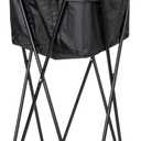 Household Essentials Thermal Standing Cooler with Travel Bag, Heavy-Duty Polyester, (Black)