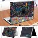 Compatible with M4 MacBook Air 13.6 inch Case 2025 2024 2023 2022 A3240 A3113 M3 A2681 M2 Chip, Crystal Printed Pattern Plastic Hard Case Cover for Mac Air 13 M4 Touch ID, Abundant Formula