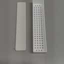 Linkidea Toothbrush Holder with Diatomite Drying Stone, Acrylic Bathroom Drawer Organizer with Draining Hole for Tooth Brush, Compatible with Colgate Extra Clean, Oral-B CrossAction (White)