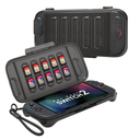JSAUX Protective Case for Nintendo Switch 2 (2025), Hard Carrying Shell, Slim & Portable, Dustproof, Built-in 10 Game Card Slot, Travel-Carry, Full Protection Cover – Translucent Black PC0116