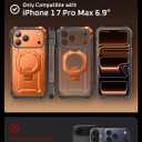 SUPCASE for iPhone 17 Pro Max Case with Stand (Unicorn Beetle Grip), Coral | Camera Control Cover, Compatible with MagSafe, Military-Grade Drop Protection, Anti-Slip Grip, Heavy Duty Magnetic Phone Case