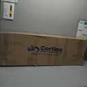 Cortina EZ Grab Delineator 45" Post, 3" Hip Collars with 10 lb Base, 03-747WRBC-2, White, 2 Pack