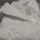 joybest 6 Pack 60 Inch Round Tablecloths White Table Cloth Fit 20 to 42 Inches Tables, Washable Polyester Fabric Table Cover for Dining, Buffet Party, Wedding