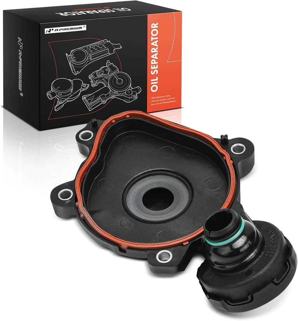A-Premium Engine Crankcase Vent Valve Oil Separator Compatible with Mercedes-Benz C300 2013-2014, C350 2012-2015, E300 2012-2016, E350 2012-2016, E400, GLK350, GLE350, SLK350, ML350, R350, 3.5L