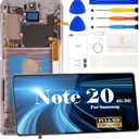 Incell for Samsung Note 20 Ultra 4g Screen Replacement for Samsung Galaxy Note 20 Ultra 5g LCD Screen Kits SM-N986U Digitizer Repair Touch Display Assembly with Frame (Mystic Bronze, Gold)