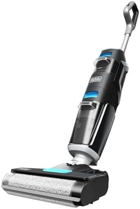 BLACK+DECKER Cordless Wet Dry Vacuum Cleaner and Mop, Vacuum & Wash Duo with Self-Cleaning, Edge Cleaning and Digital Display, Space-Saving Design, One-Step All in One for Hard Floors & Area Rugs